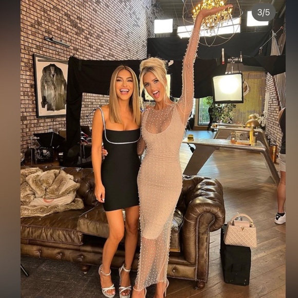 Beach Bunny Dresses Nwt Beach Bunny Champagne Nights Pearl Mesh